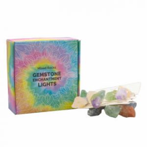 Luces de encantamiento de piedras preciosas - Rocas mixtas