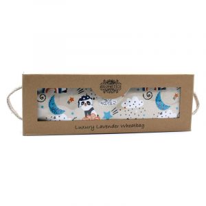 Bolsa de Trigo de Lavanda en Caja de Regalo - Panda Soñoliento